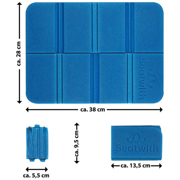 2-set Outdoor Seat Mat (Blue)