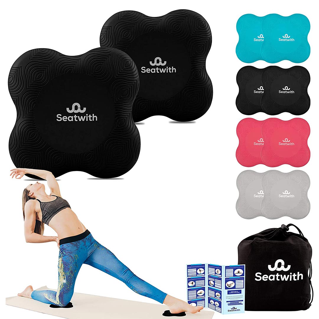 Black) - Yoga Knee Pad by Heathyoga, Great for Knees and Elbows While Doing  Yoga and Floor Exercises, Kneeling Pad for Gardening, Yard Work and Baby  Bath. 70cm x 25cm x 1/2